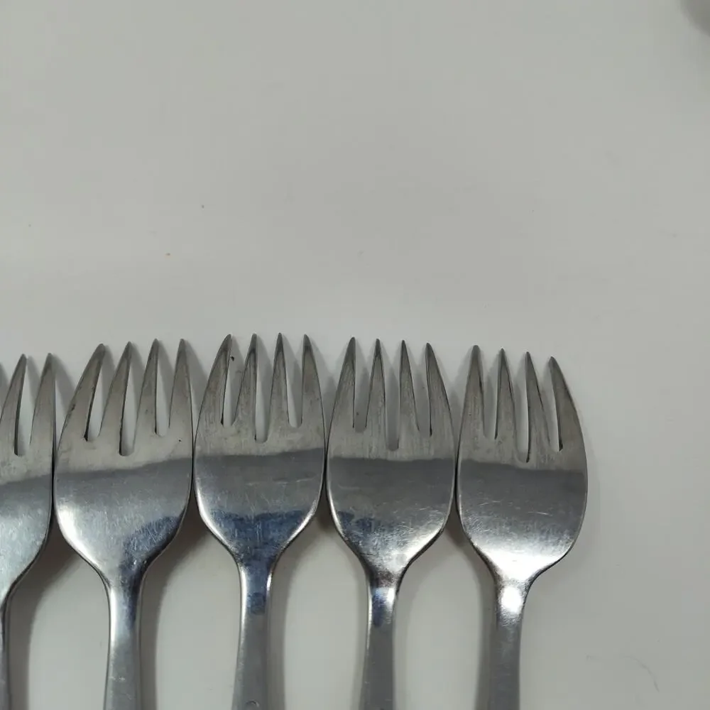7X SF Hanford Forge Mystique Stainless Japan Silverware Salad Forks Flatware